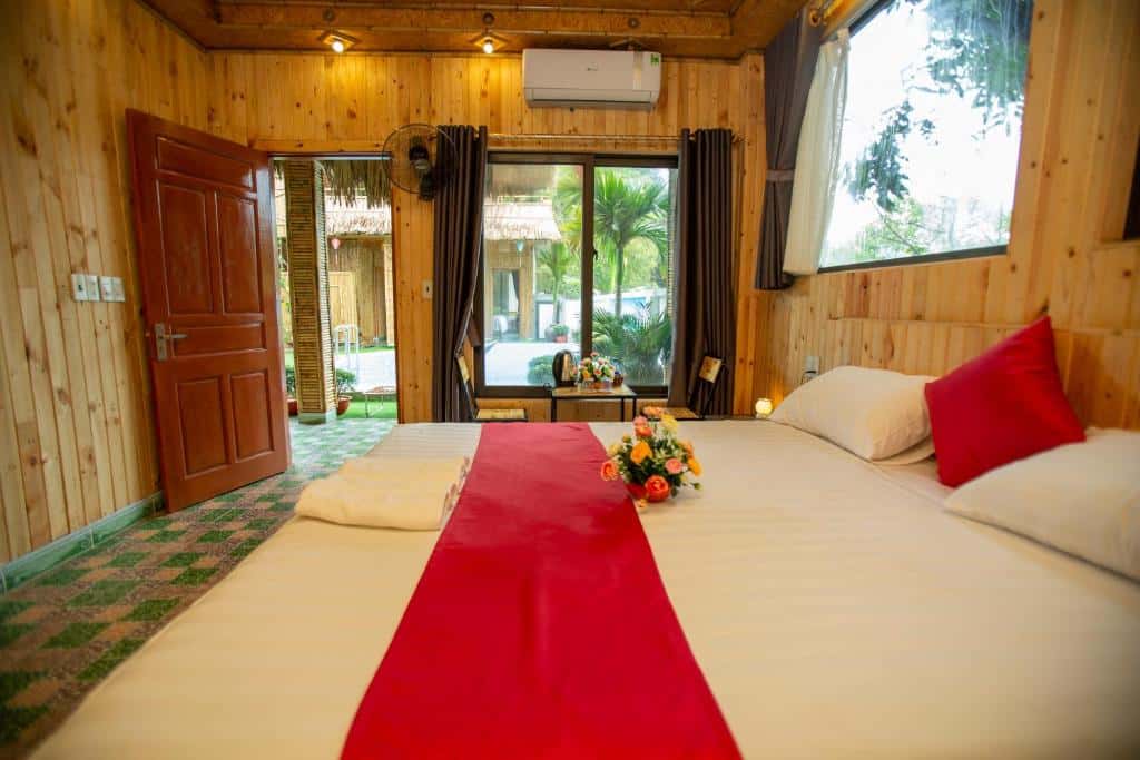 justfly phong luxury 2 nguoi hang mua bambo homestay