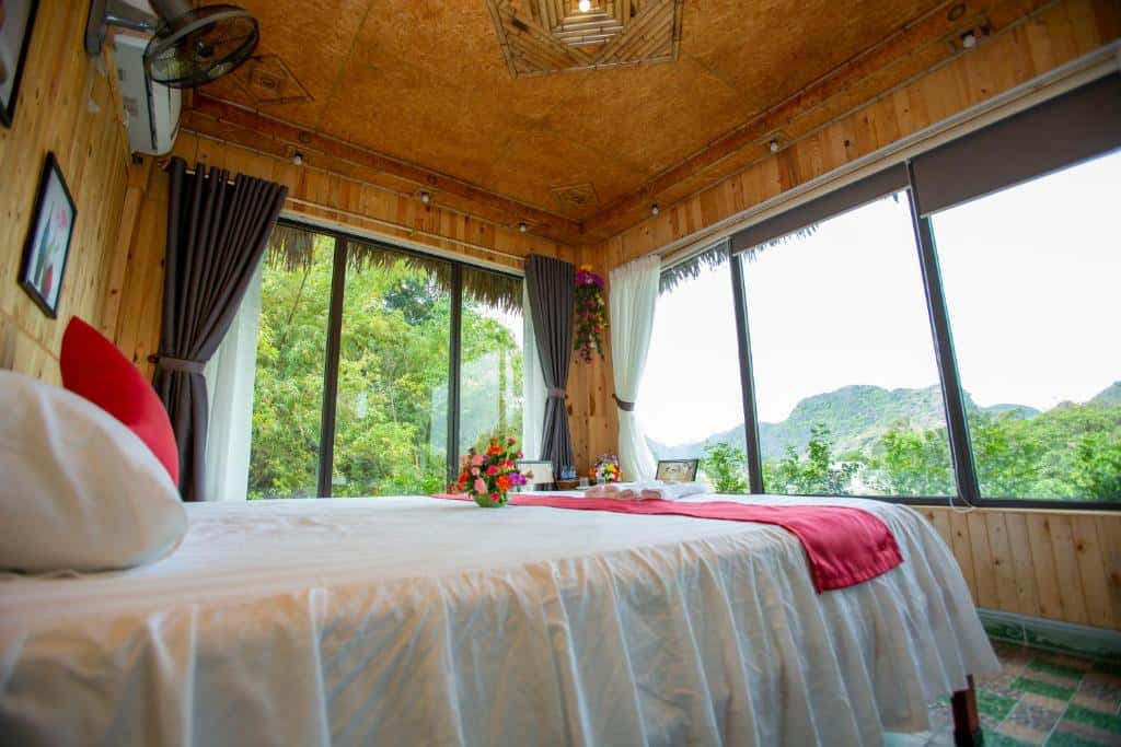 justfly phong luxury 2 nguoi hang mua bambo homstay