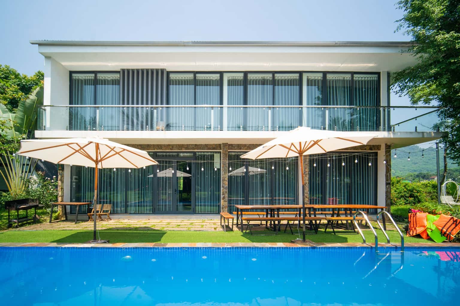 justfly villa 18 tan view bungalow villa homestay ba vi ha noi
