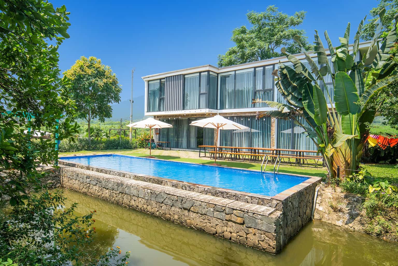 justfly villa 20 tan view bungalow villa homestay ba vi ha noi