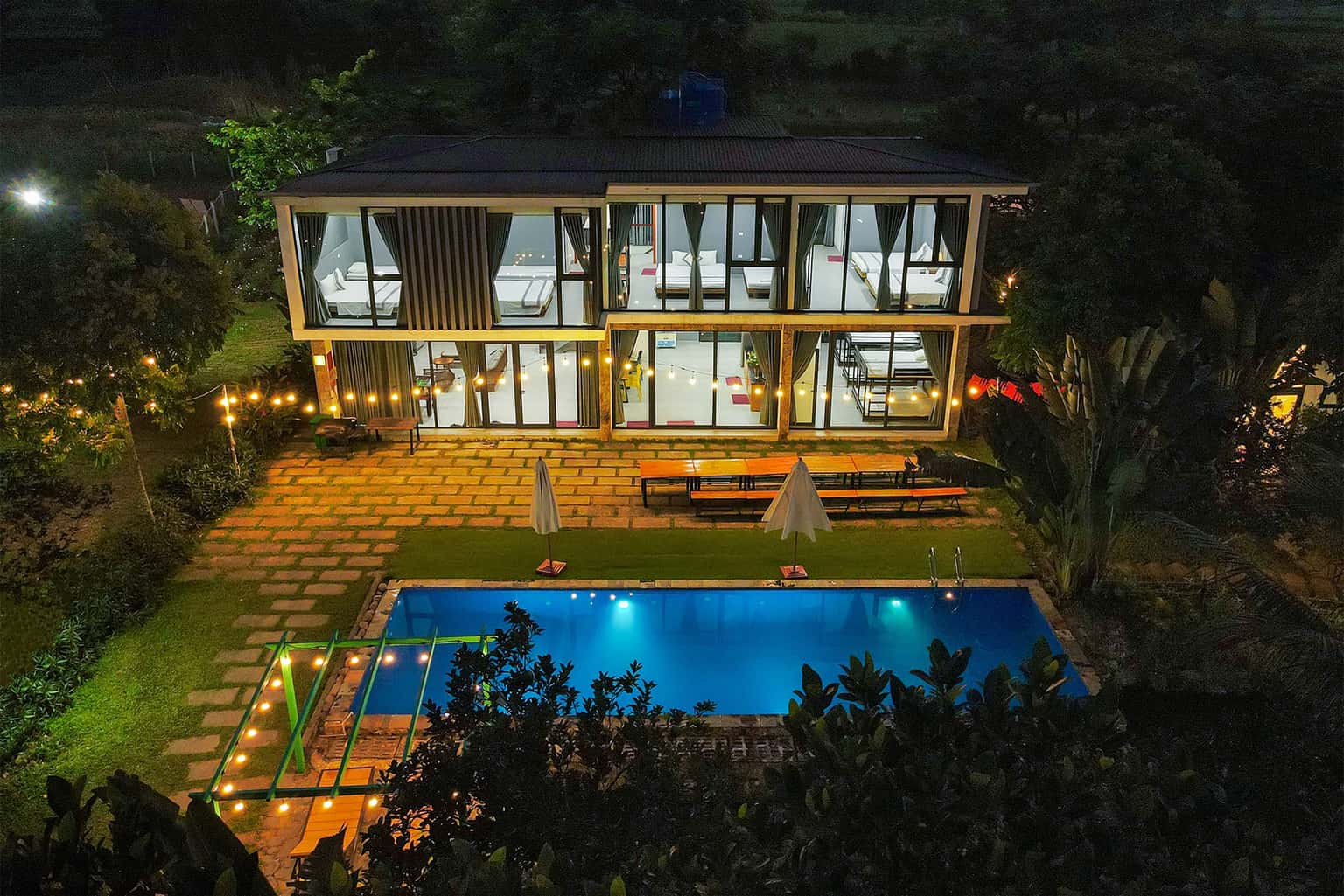 justfly villa 20  tan view bungalow villa homestay ba vi ha noi