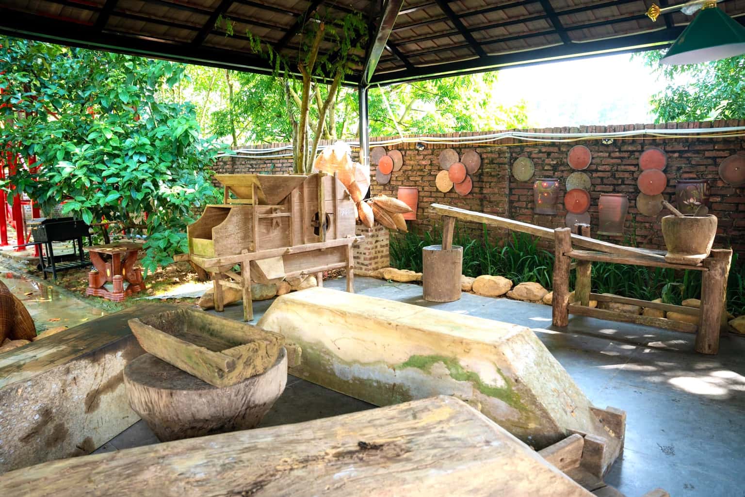 Khu trưng bày nông cụ độc đáo 