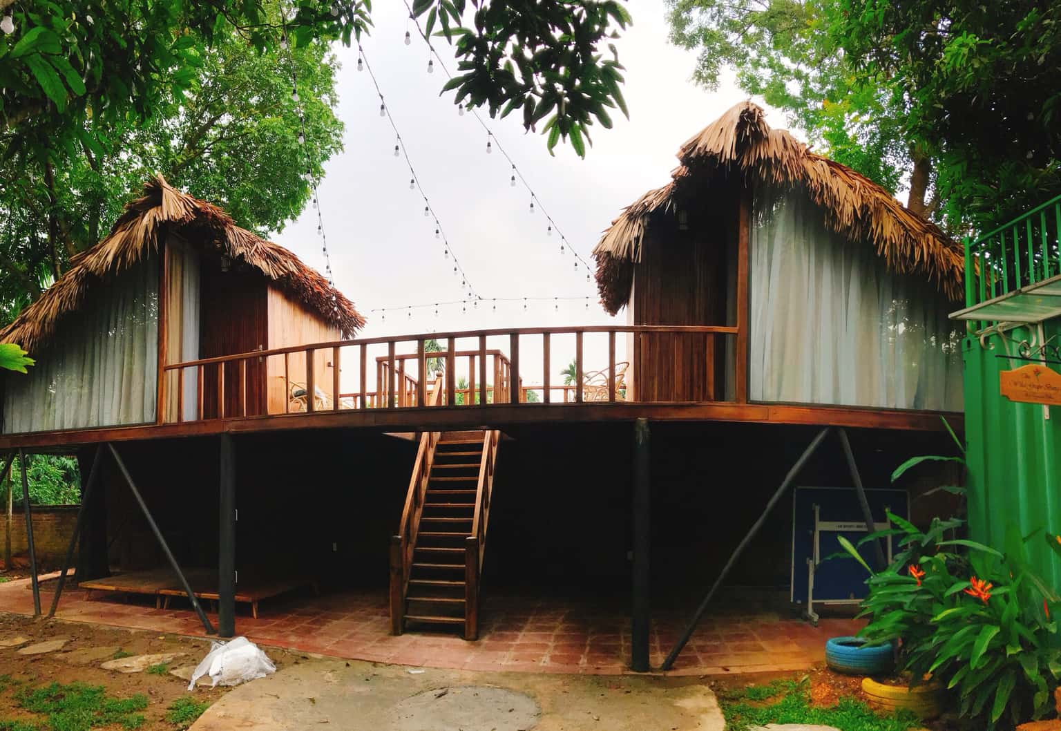 justfly tree house may tropical villas ba vi