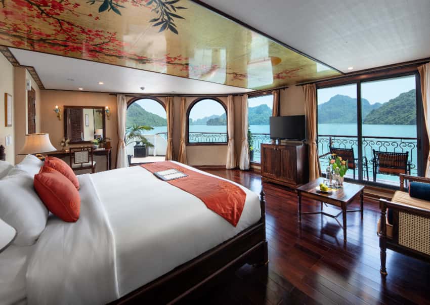 excutive suite indochine cruise lan ha indochina sail  ha long bay  