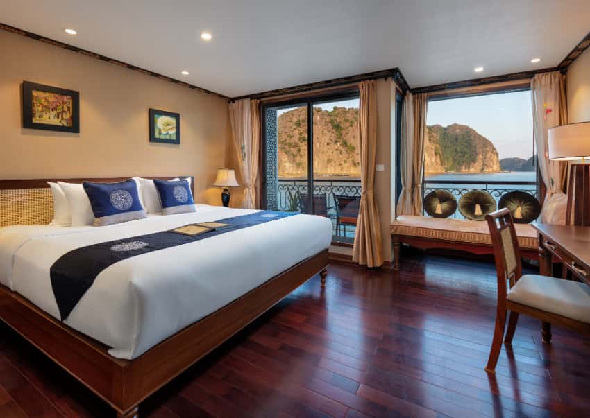  junior suite indochine cruise lan ha indochina sail  ha long bay