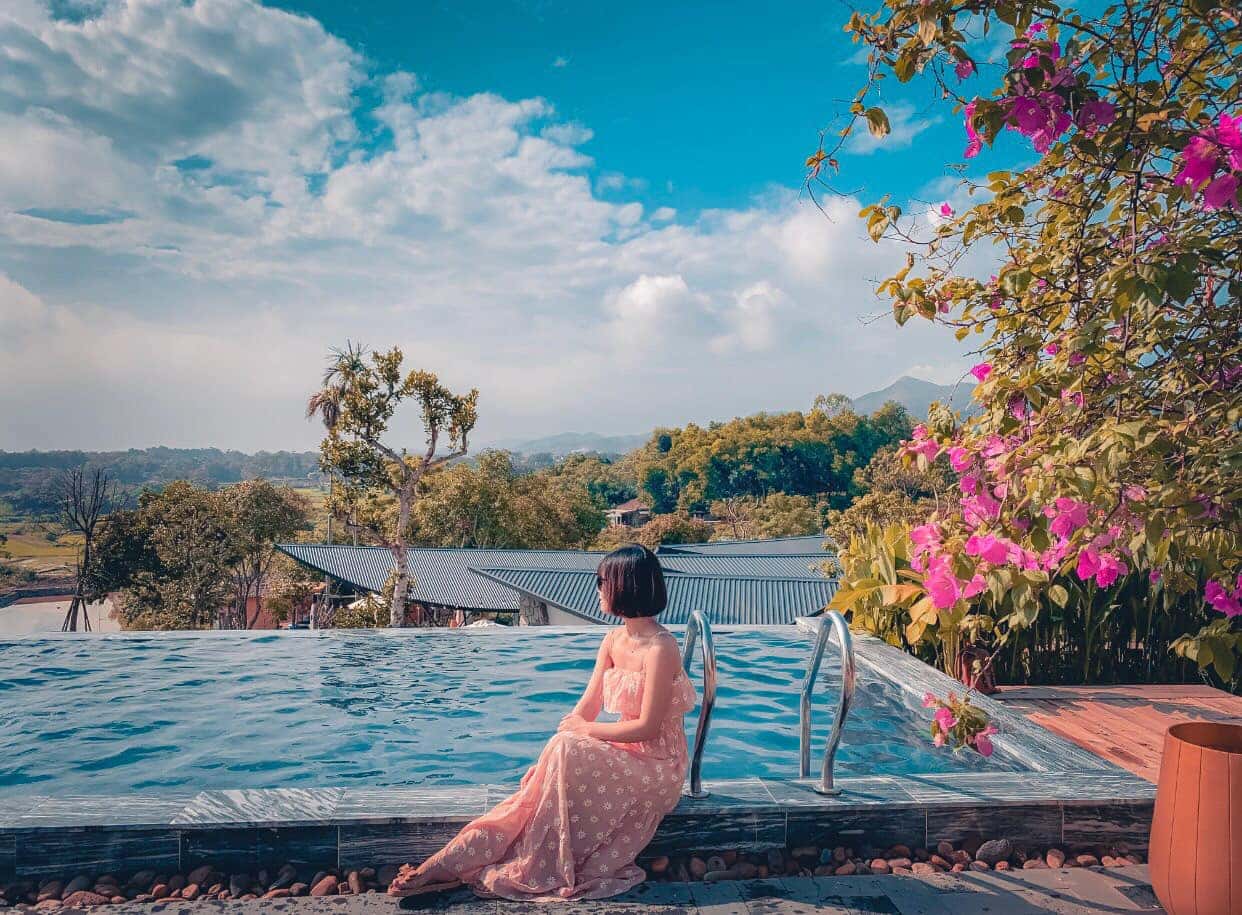 goc chup checkin chill villa ba vi ha noi