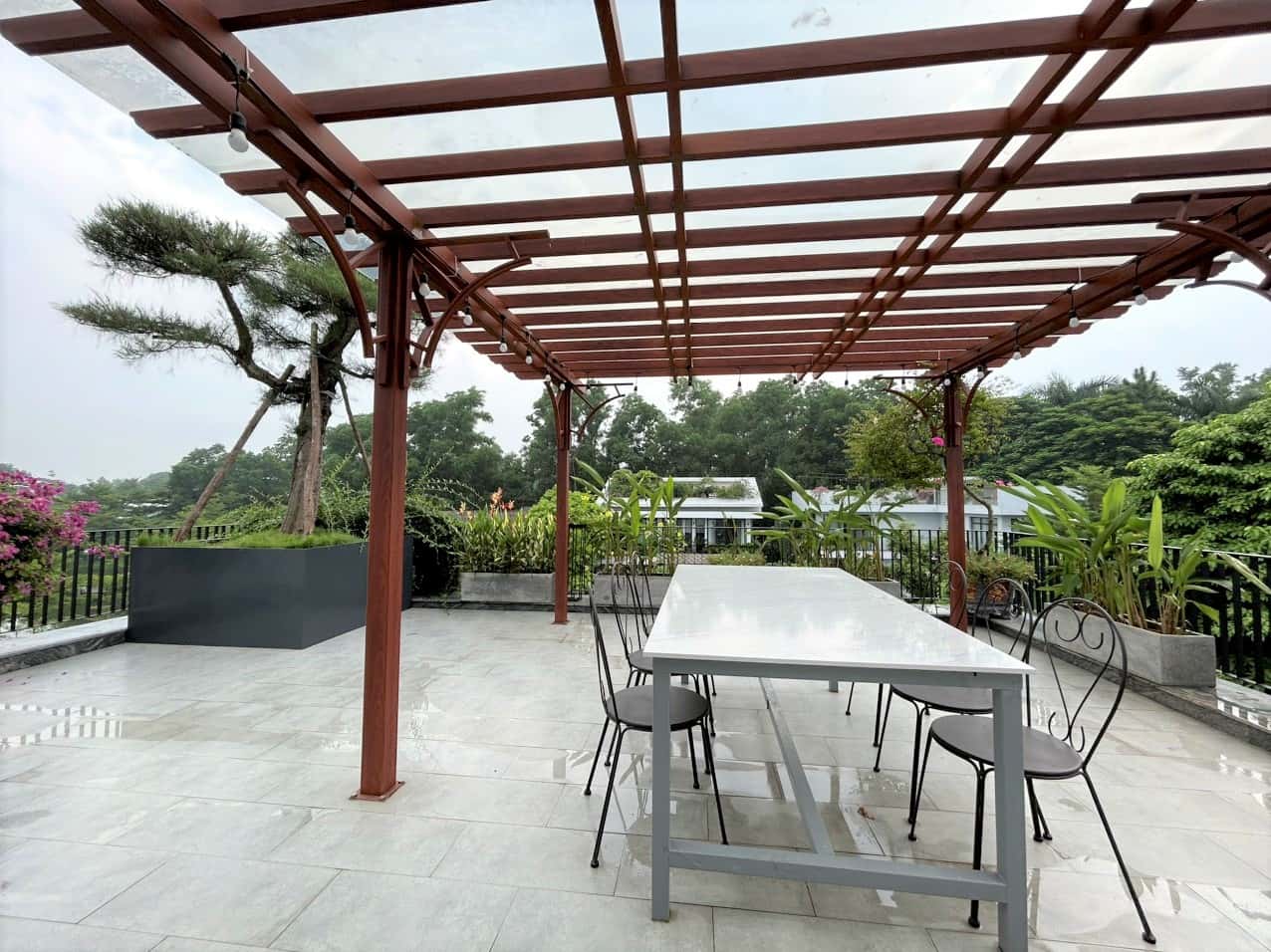 Spacious terrace