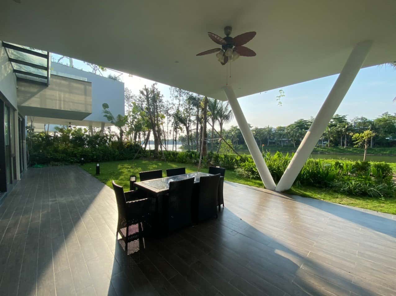 Outdoor dining table