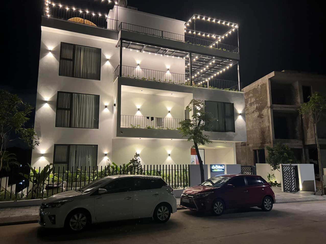 Spacious car parking