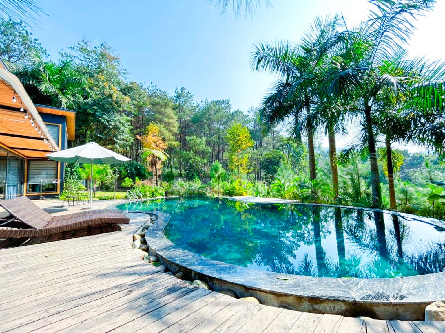 Private swimming pool