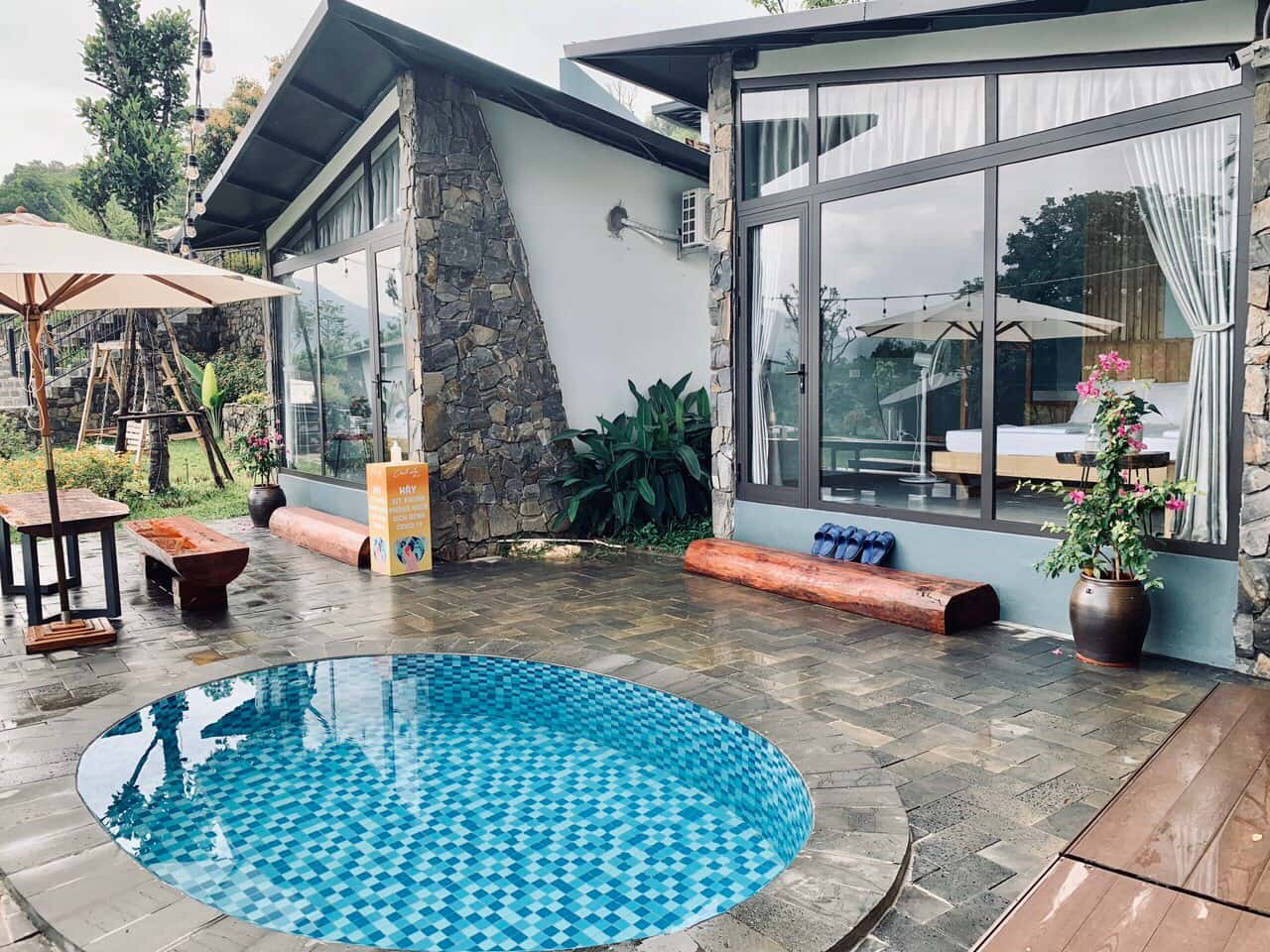 bungalow chill villa homestay ba vi ha noi 