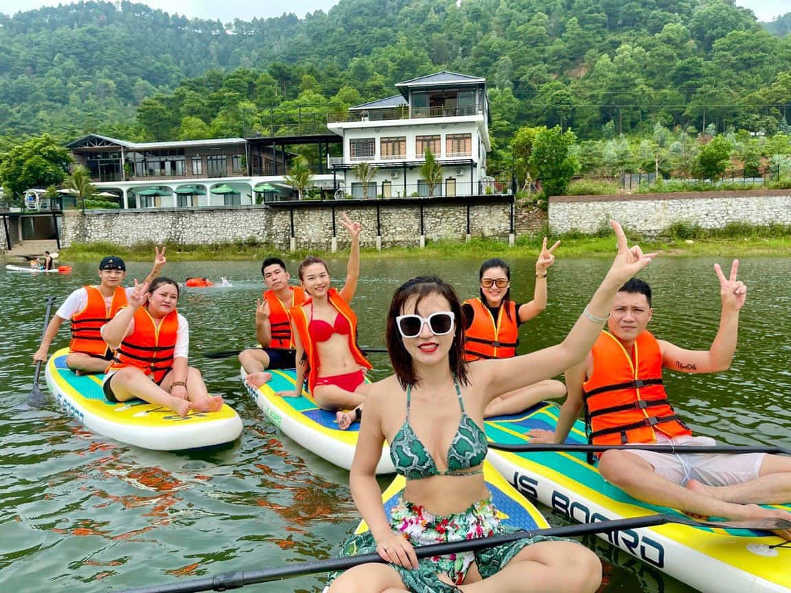 khu a minh tan villa ho dong do