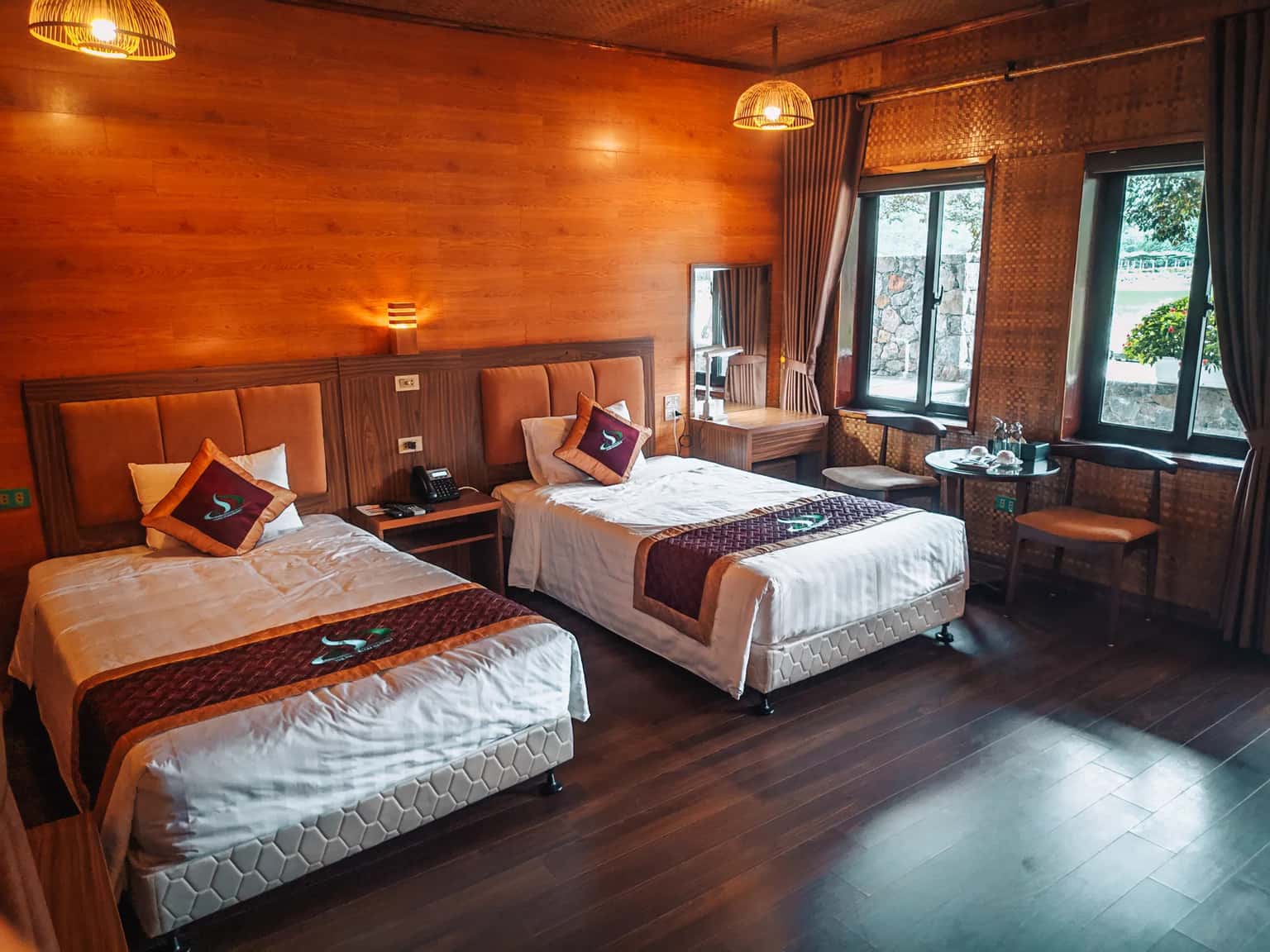 justfly thung nham resort phong deluxe twin ninh binh 