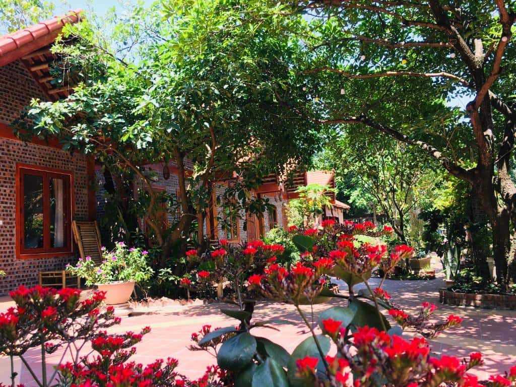 justfly phong 4 nguoi co ban cong tam coc friendly homestay ninh binh