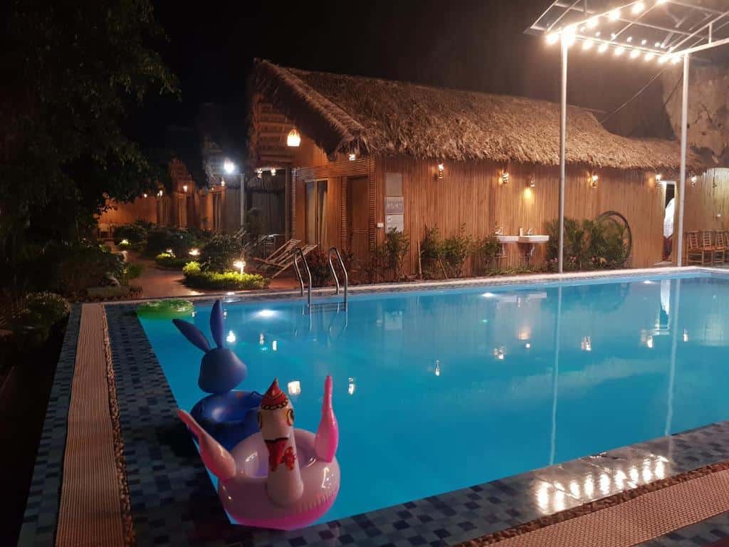  justfly deluxe triple phong tam rieng ngoai troi tam coc horizon bungalow ninh binh
