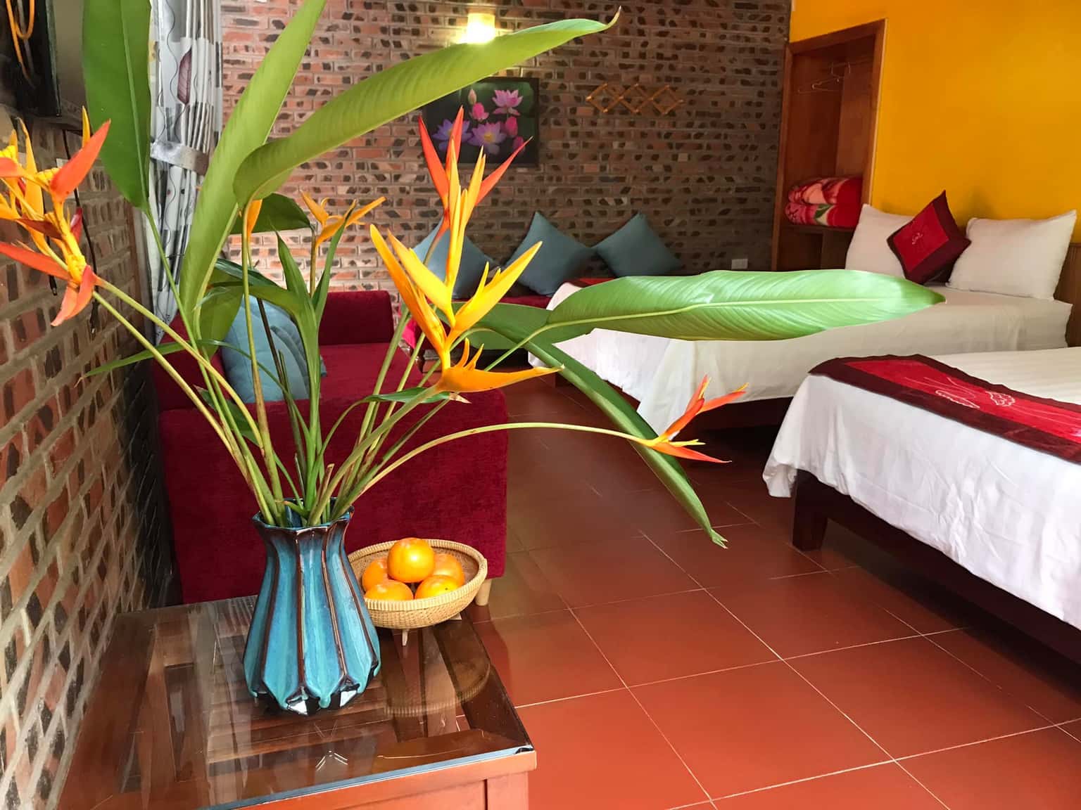jusfly deluxe bungalow chez loan hotel ninh binh