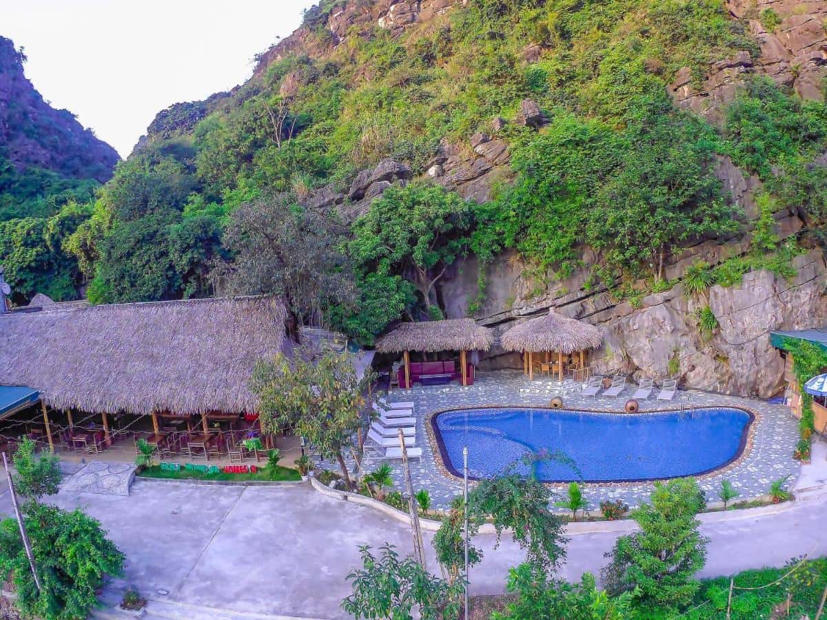 bungalow view vuon green mountain homestay ninh binh