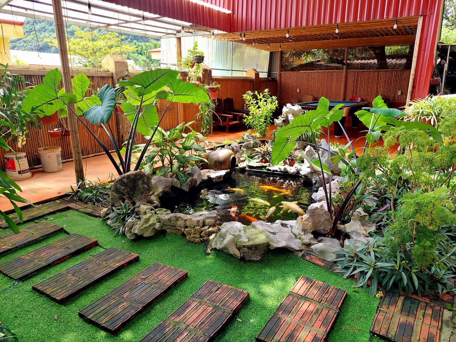phong double view nui ninh binh mountain side homestay