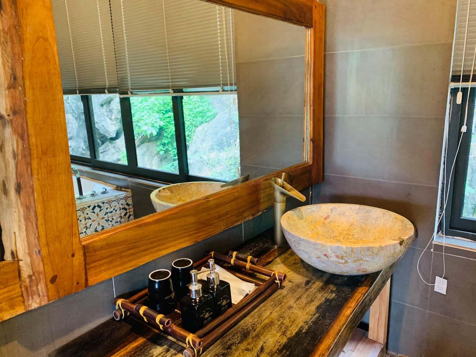 justfly triple garden view room trang an ecolodge ninh binh