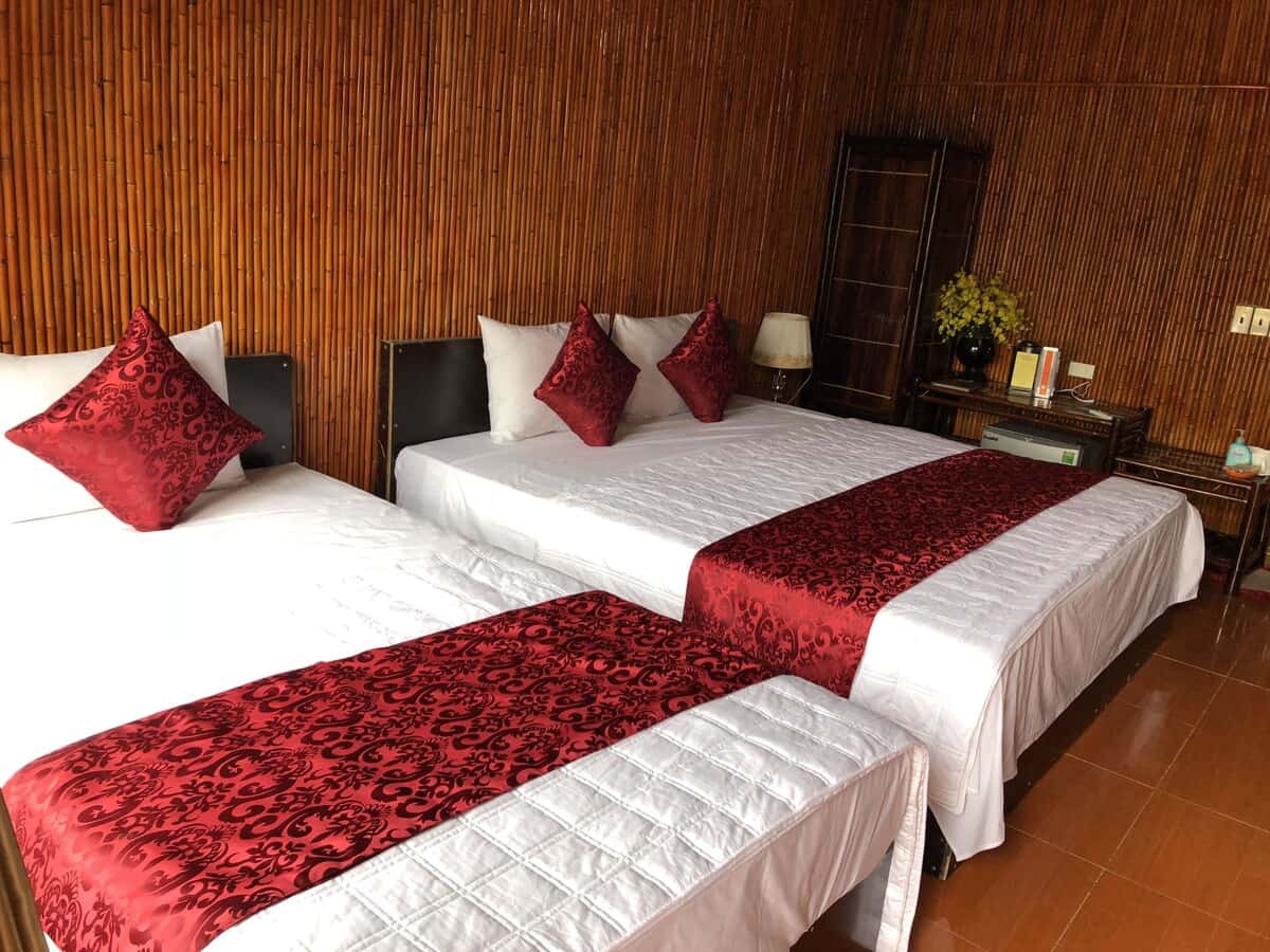 justfly bungalow 3 nguoi view be boi tam coc garden homestay ninh binh