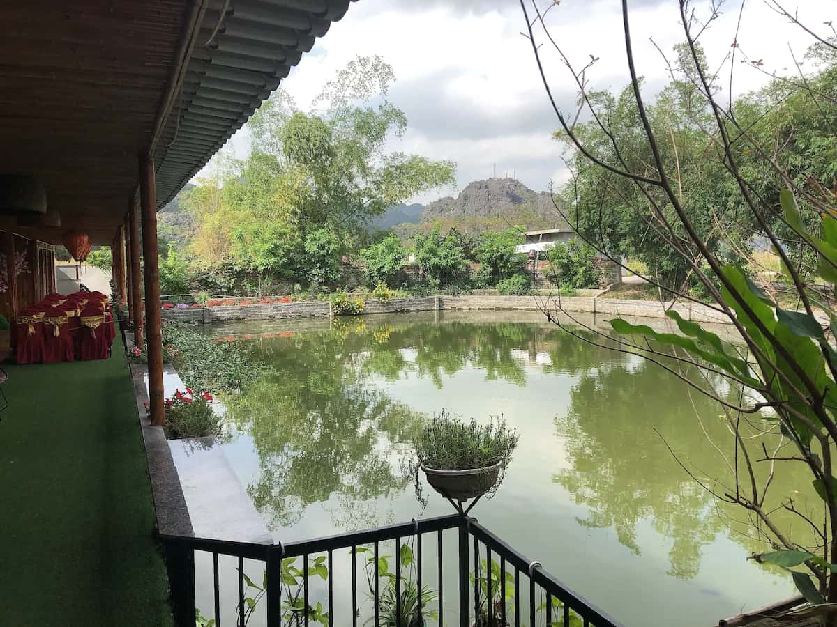justfly bungalow view ao tam coc garden homestay ninh binh