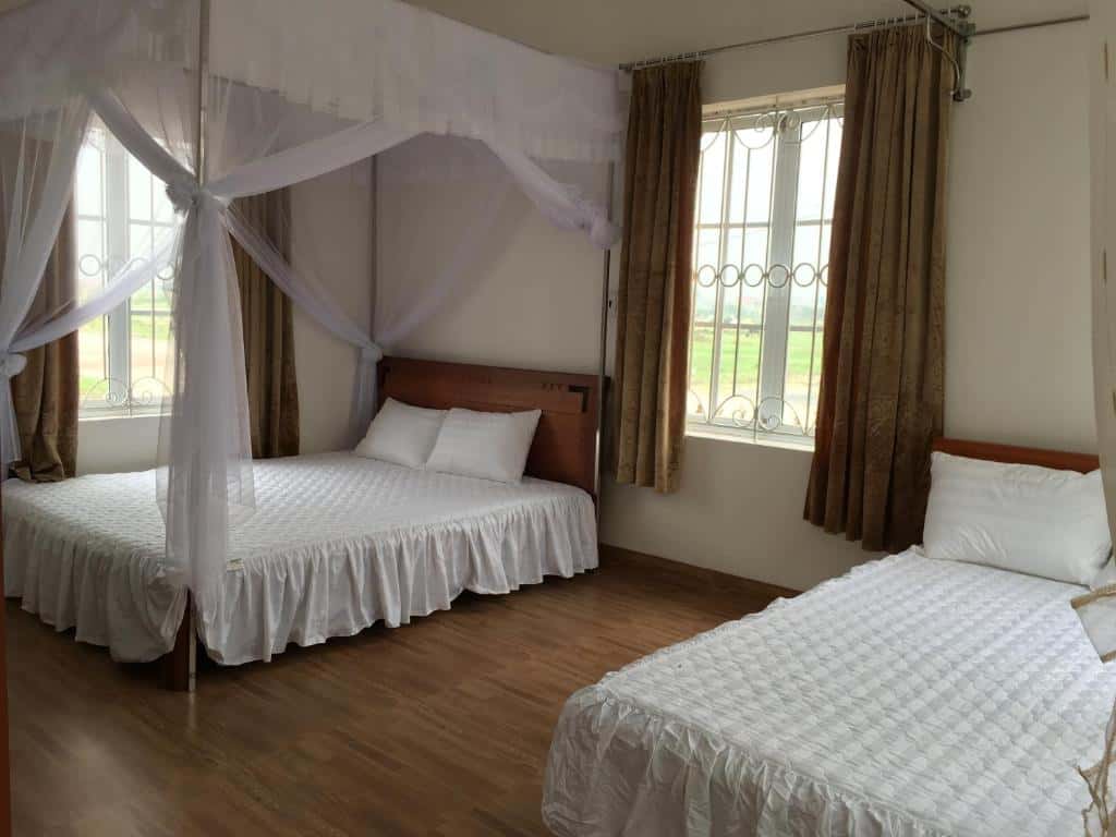 phong giuong king view vuong rose homestay ninh binh