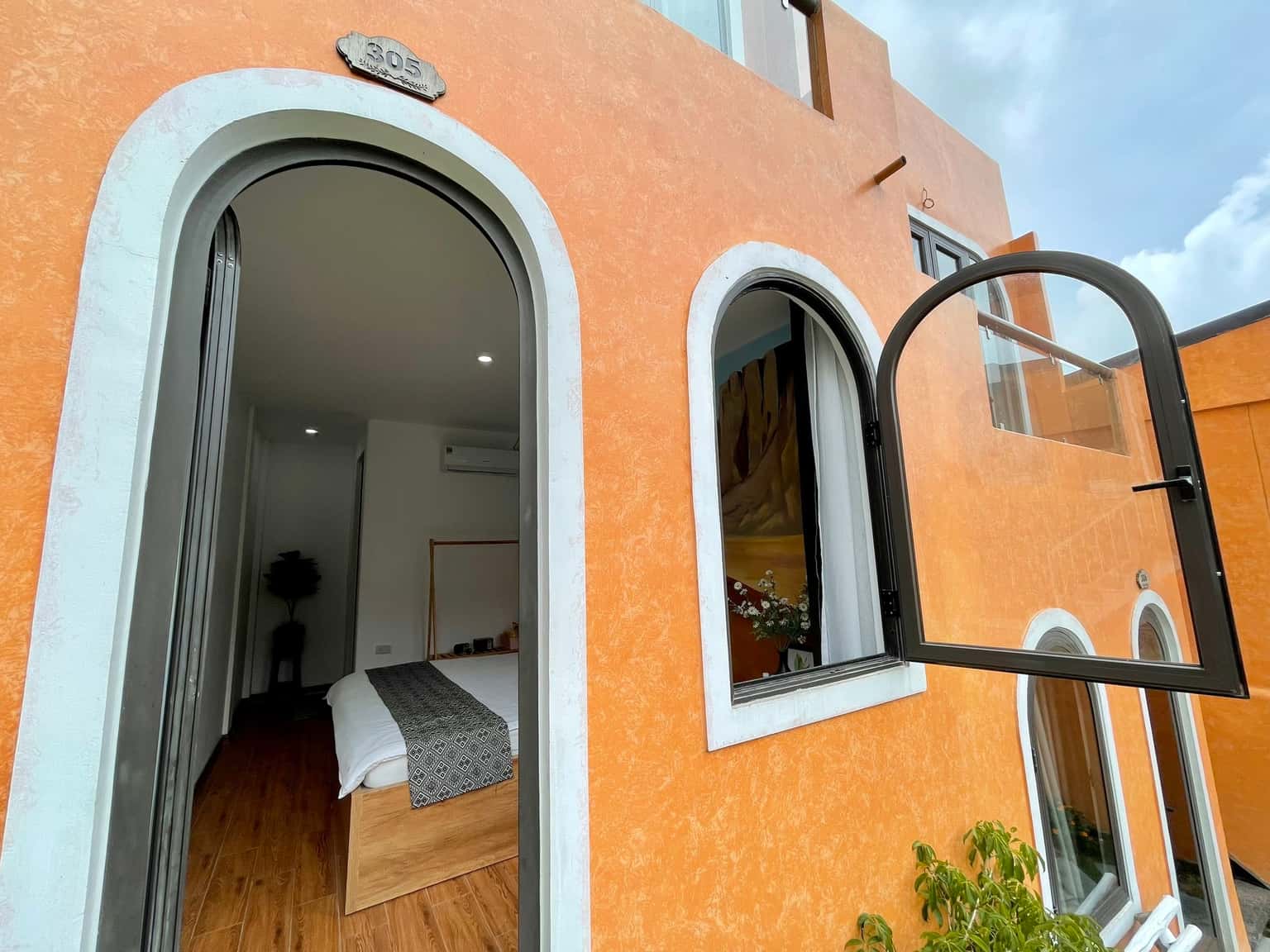 justfly bungalow 305 morocco homestay tam dao