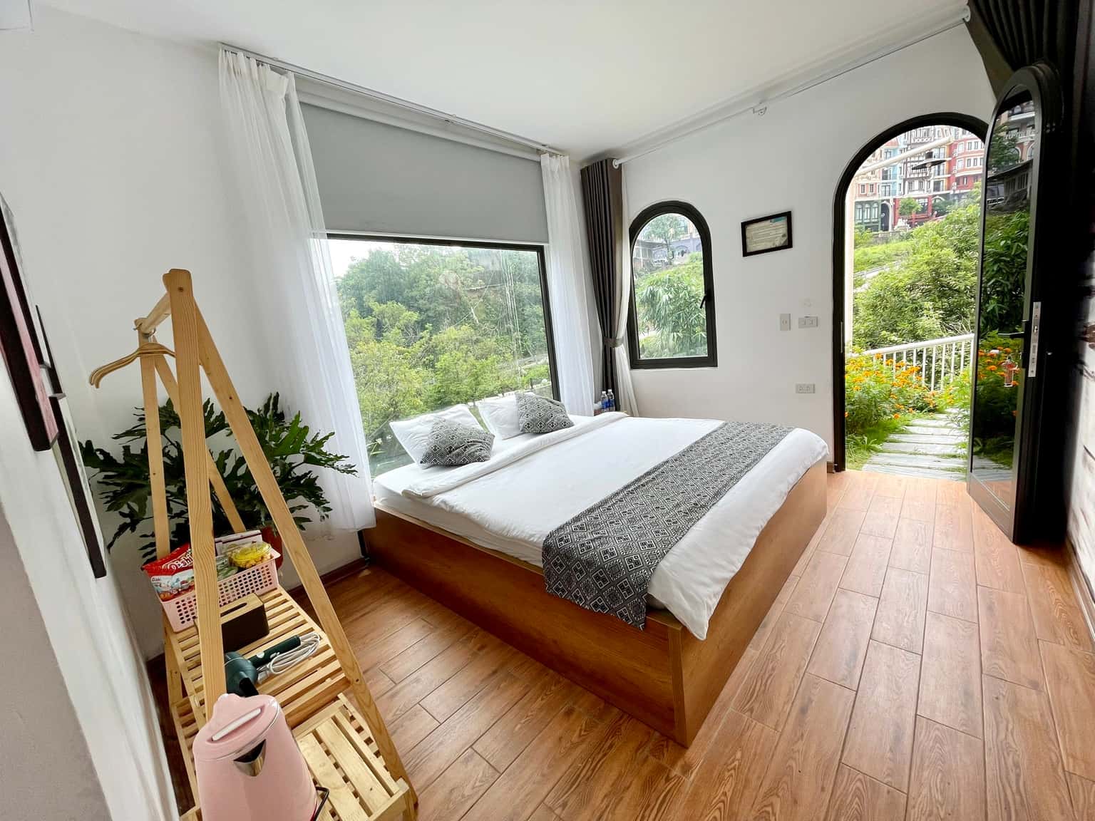 justfly bungalow 307 morocco homestay tam dao