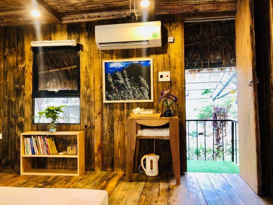 khong gian nha cay thong the moonlight homestay soc son ha noi