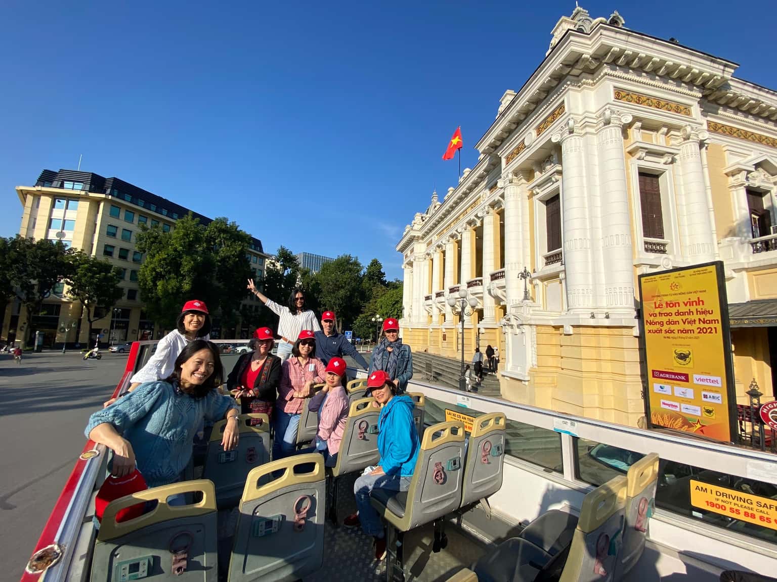 hop on hop off bus tour hanoi