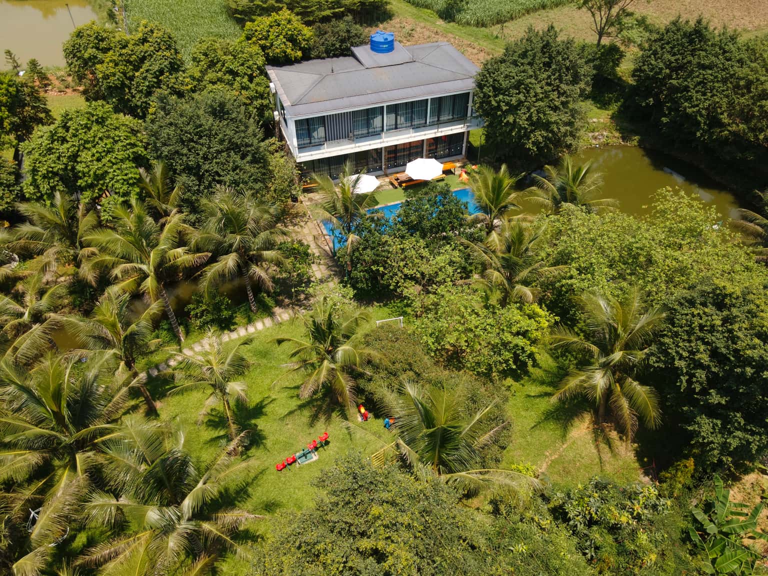 justfly villa 18 tan view bungalow villa homestay ba vi ha noi