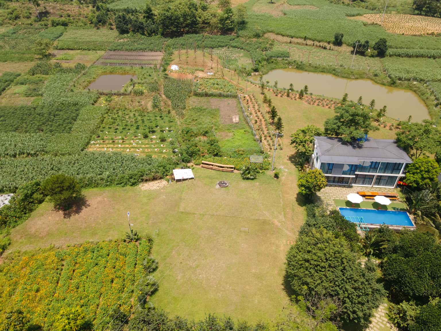 justfly villa 20  tan view bungalow villa homestay ba vi ha noi