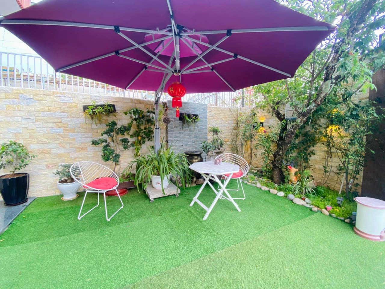Outdoor tea table