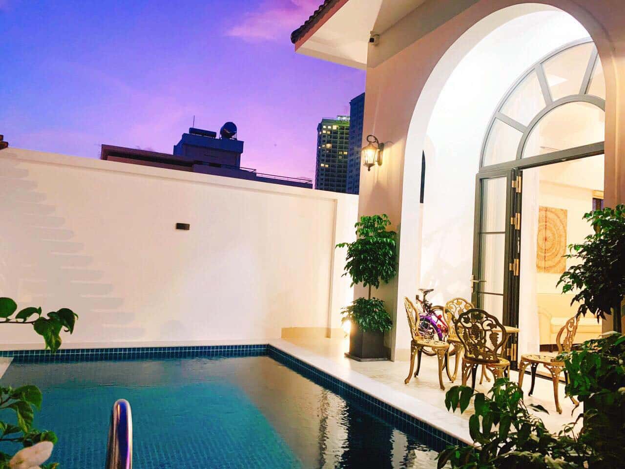 Private swimming pool