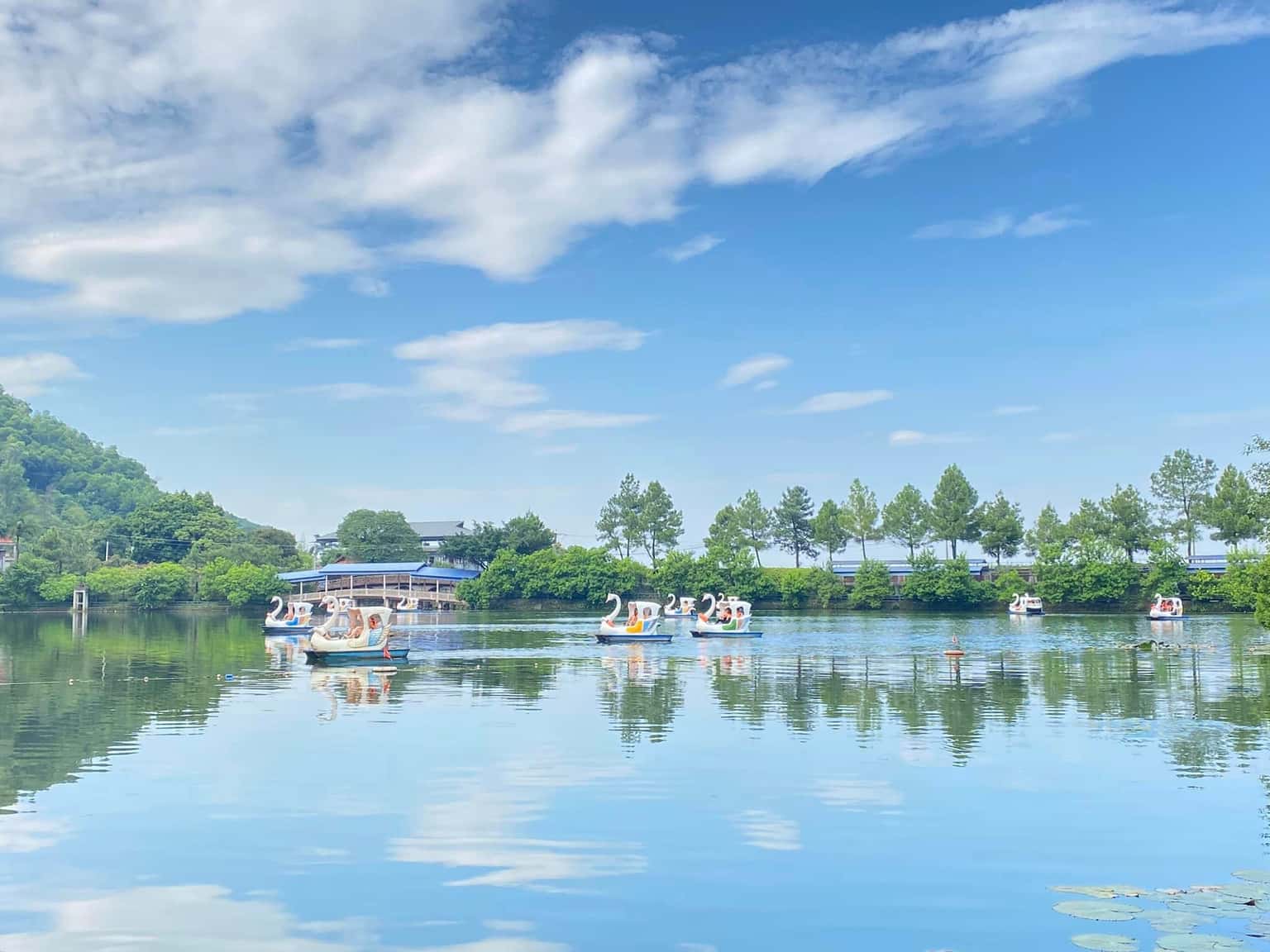 justfly khu du lich ao vua ba vi hanoi