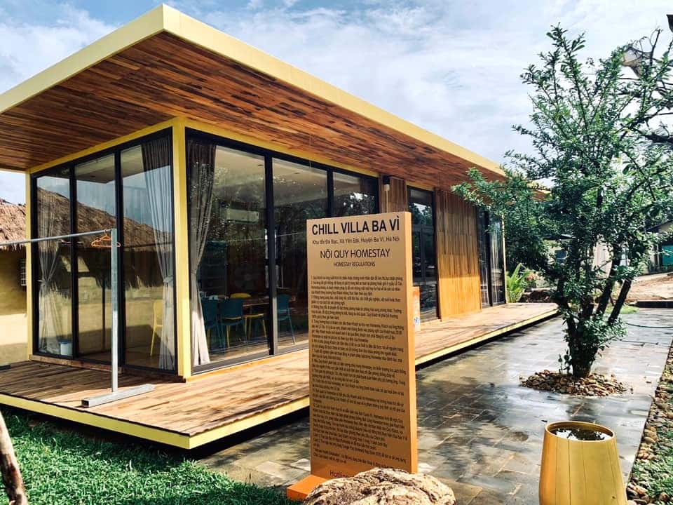 justfly bungalow chill villa ba vi  