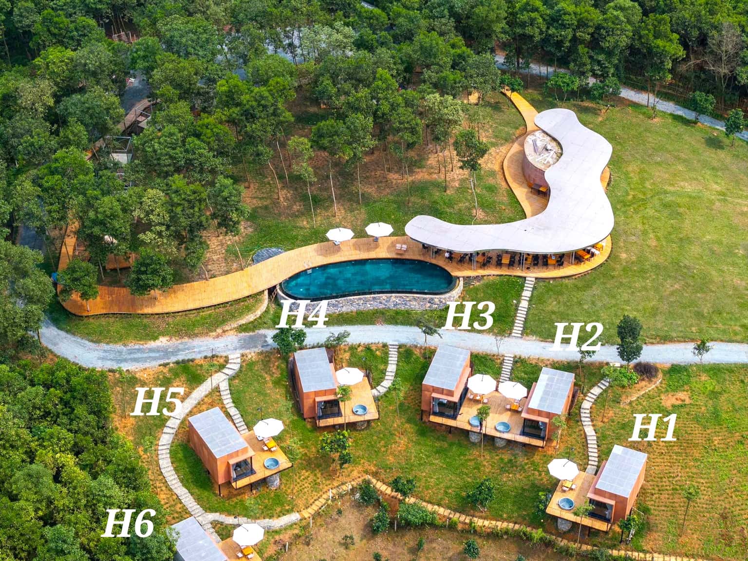 justfly hillside quin hill retreat thach that ha noi