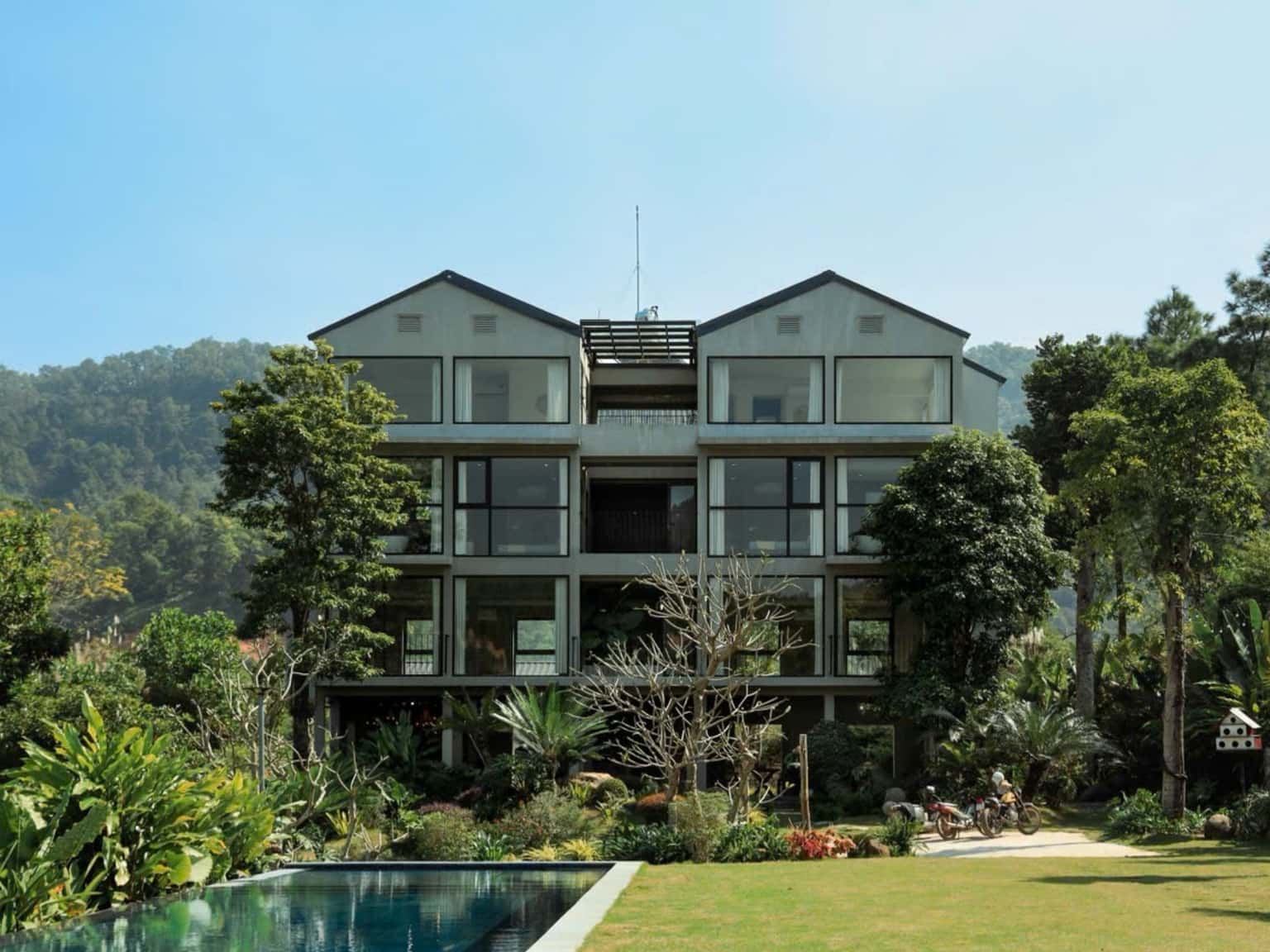 Minh Trí、Sóc SơnのLam Mạc Retreat