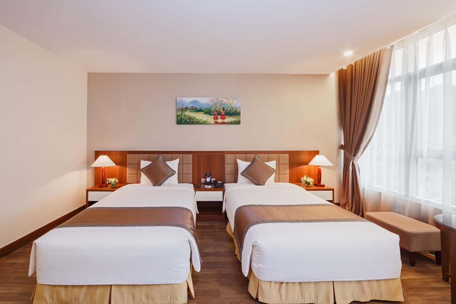 Phòng ngủ Khách sạn Mường Thanh Mộc Châu