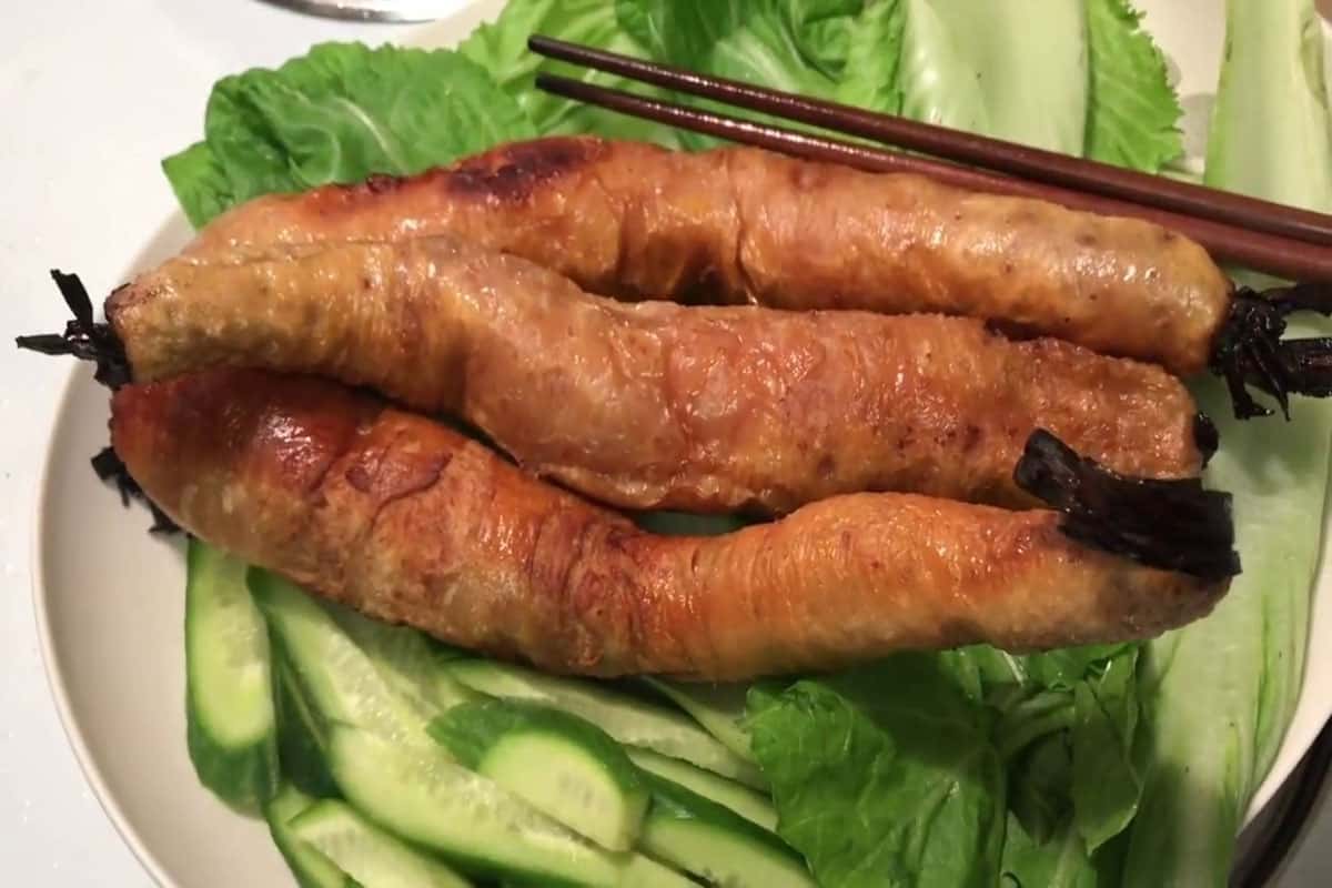 Lòng heo chiên