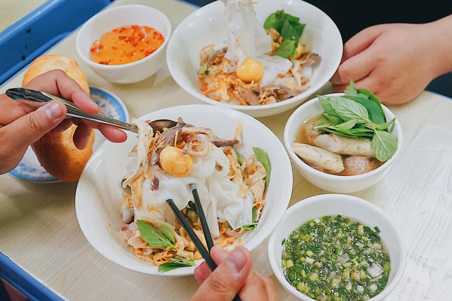 Bánh ướt lòng gà