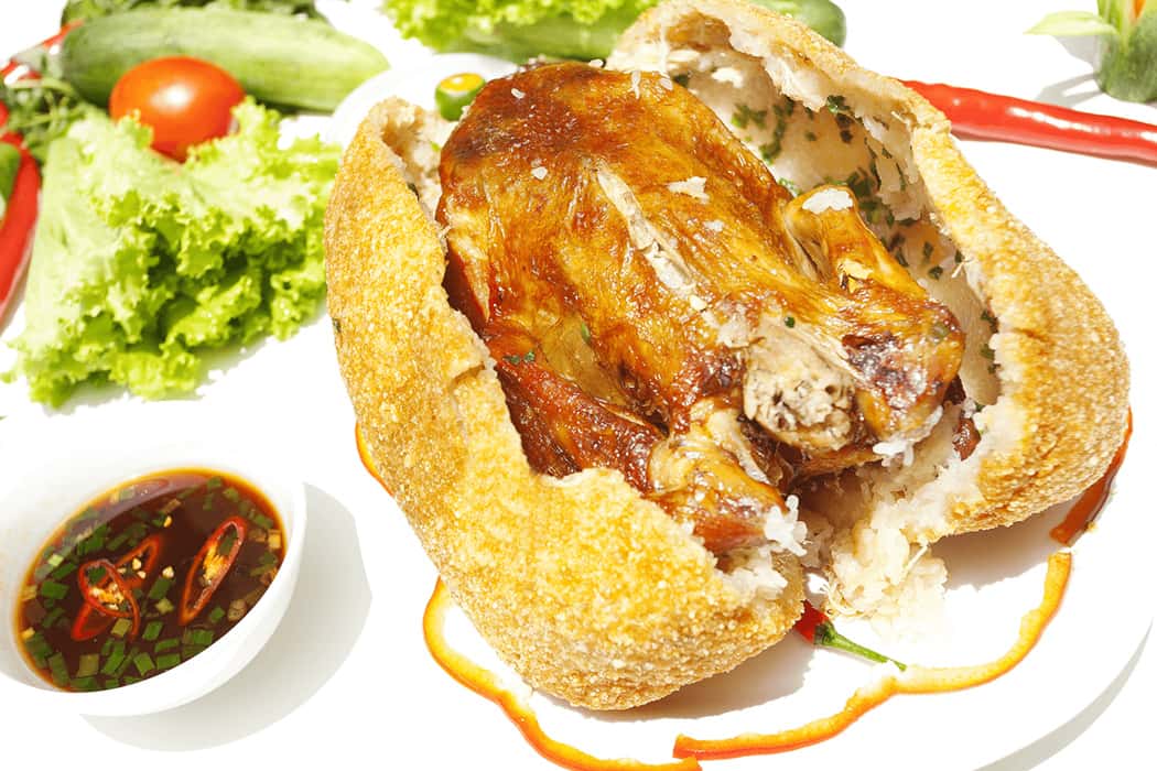 Gà chỉ xôi cháy