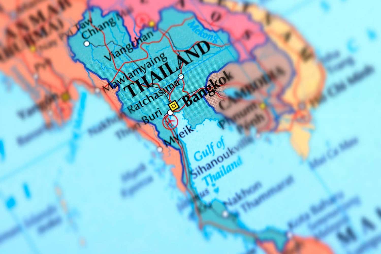 Tìm mua một bản đồ khi đến Thái Lan