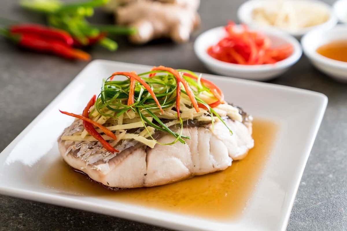 Steamed Perch