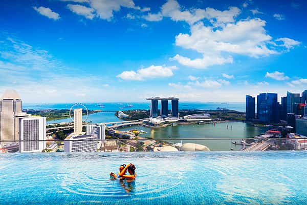 Top 10 bể bơi vô cực chất lượng nhất ở Singapore