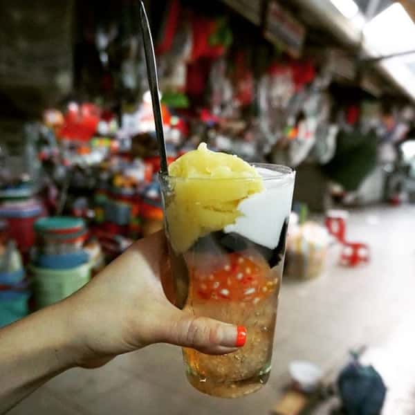Chè xoa xoa hạt lựu