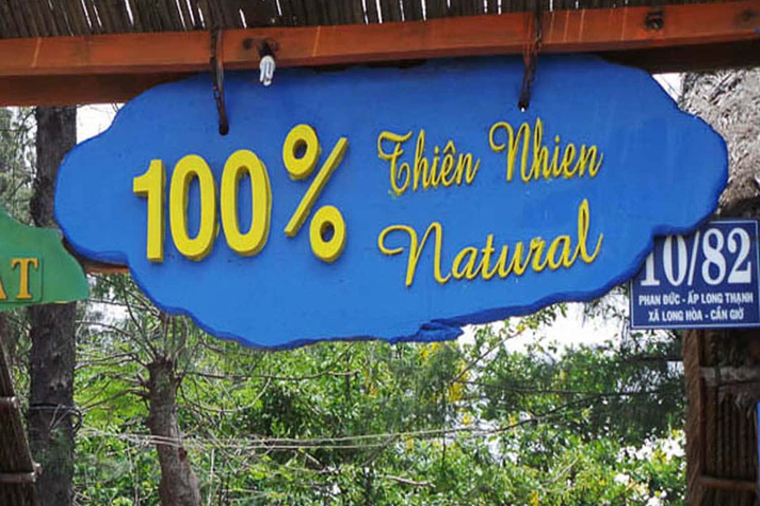Quán 100% thiên nhiên