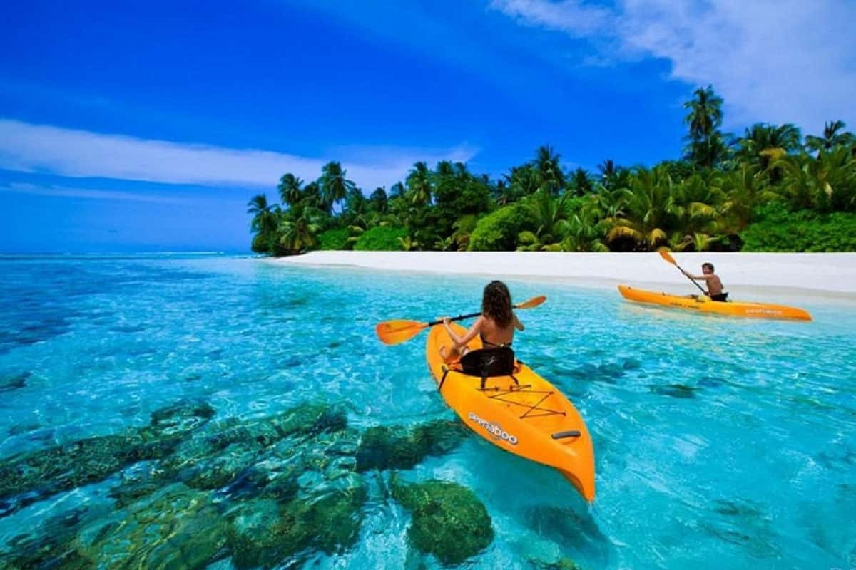 chèo thuyền kayak
