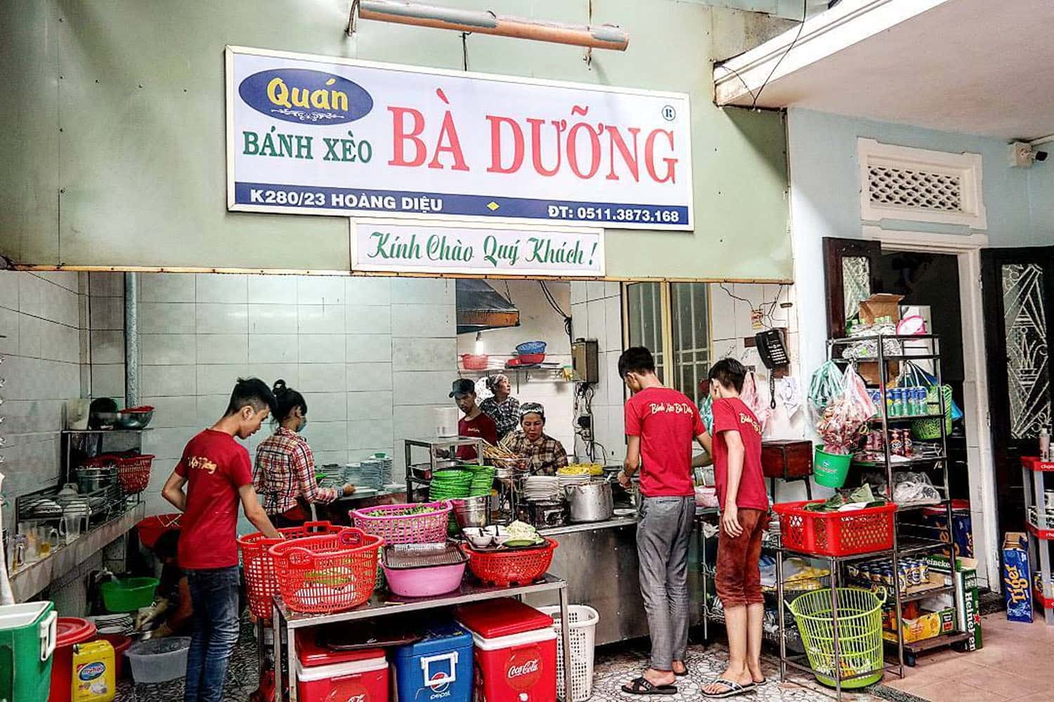 Bánh xèo Bà Dưỡng Đà Nẵng