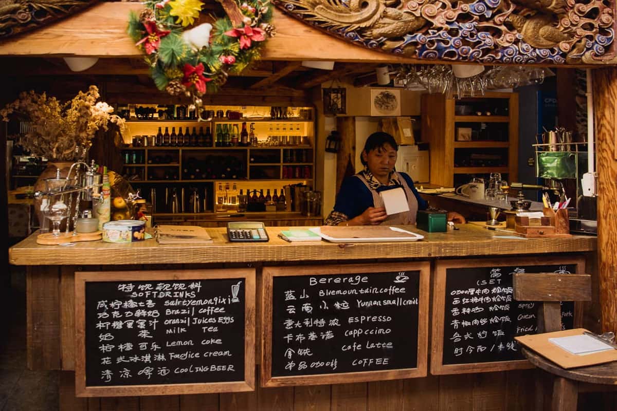 Quán cafe ở Lệ Giang